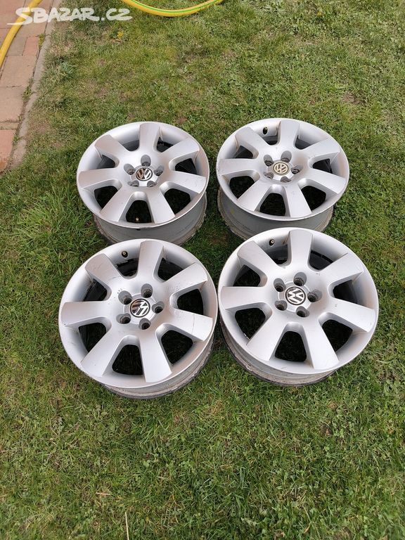 4 org. ALU kola VW 16´, 5x100, GOLF, BORA