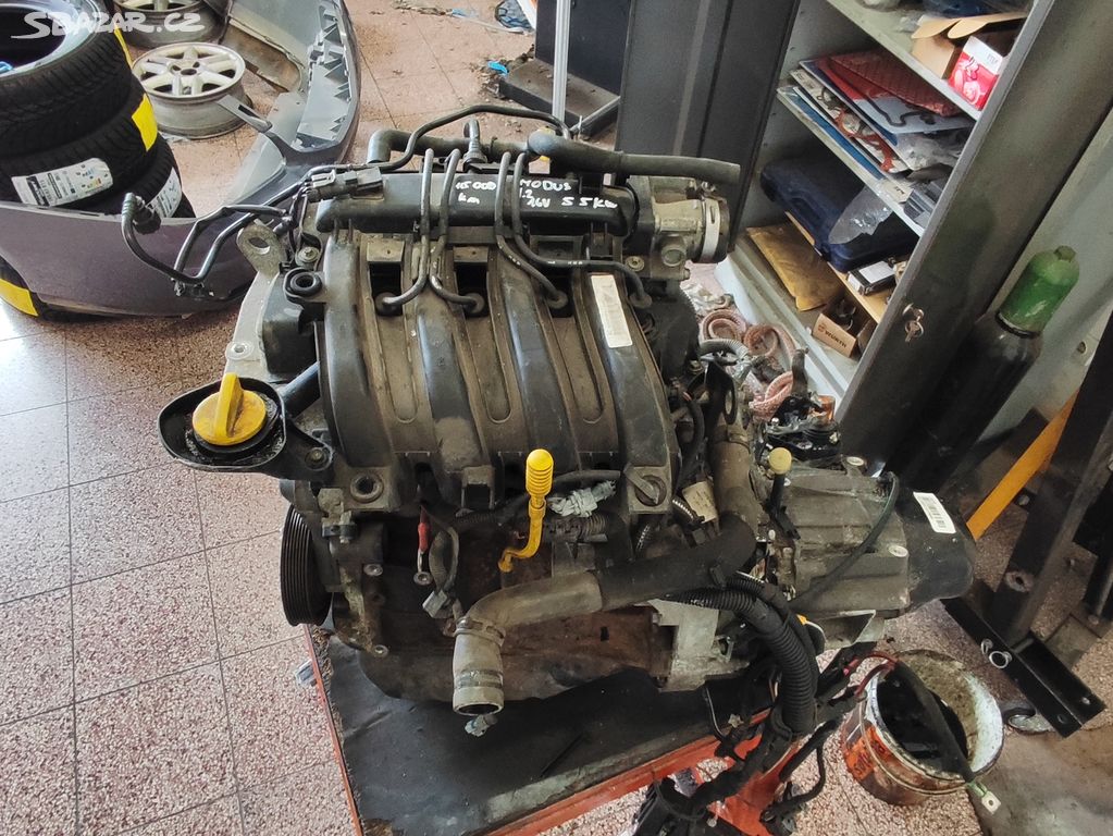 Motor Renault Modus 1.2 16V 55kW D4F 740 115000km