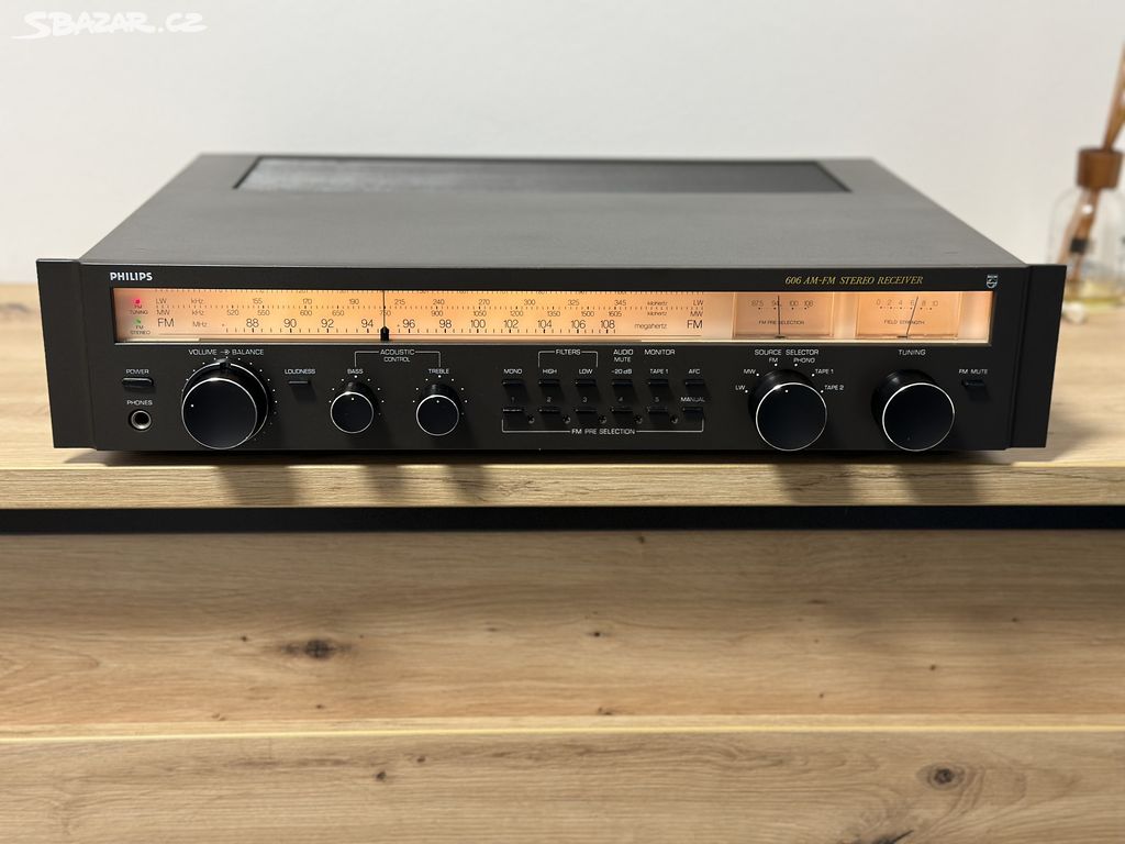 PHILIPS AH606 VINTAGE STEREO RECEIVER !!