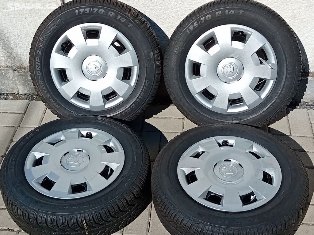 Zimni sada kol Škoda Fabia 175/70R14