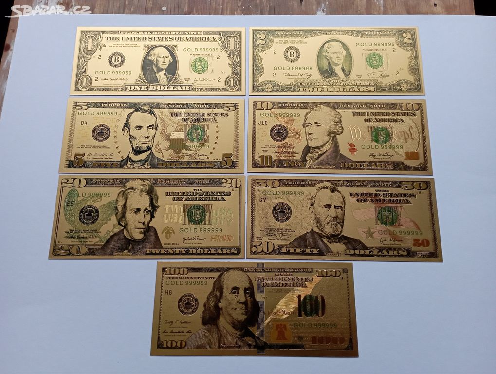 Edice GOLD BANKNOTE