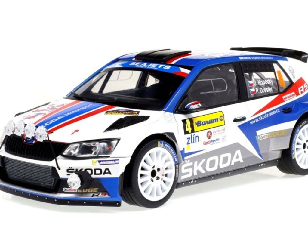 Modely Škoda Fabia R5 1:18 FOX18