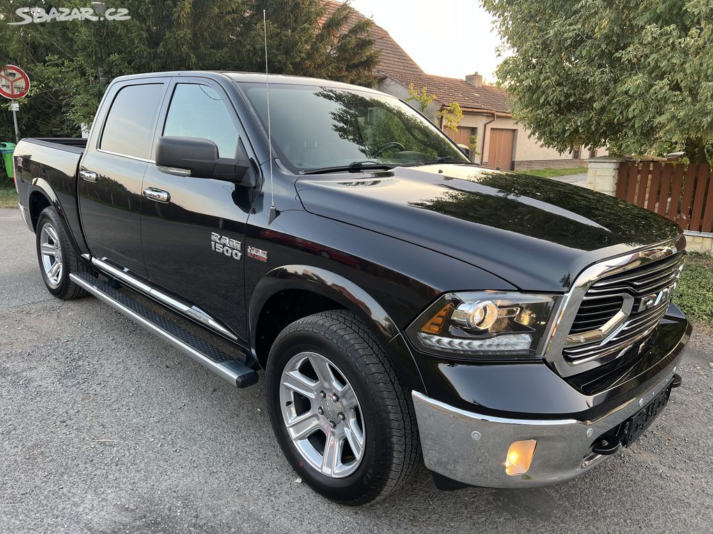 Dodge RAM Limited, 2016, 5.7l, vzduch,krásný stav!