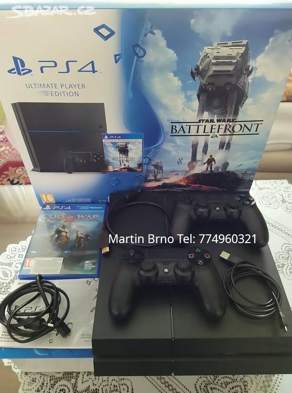 Playstation 4 500GB ULTIMATE EDITION +2 ovladače