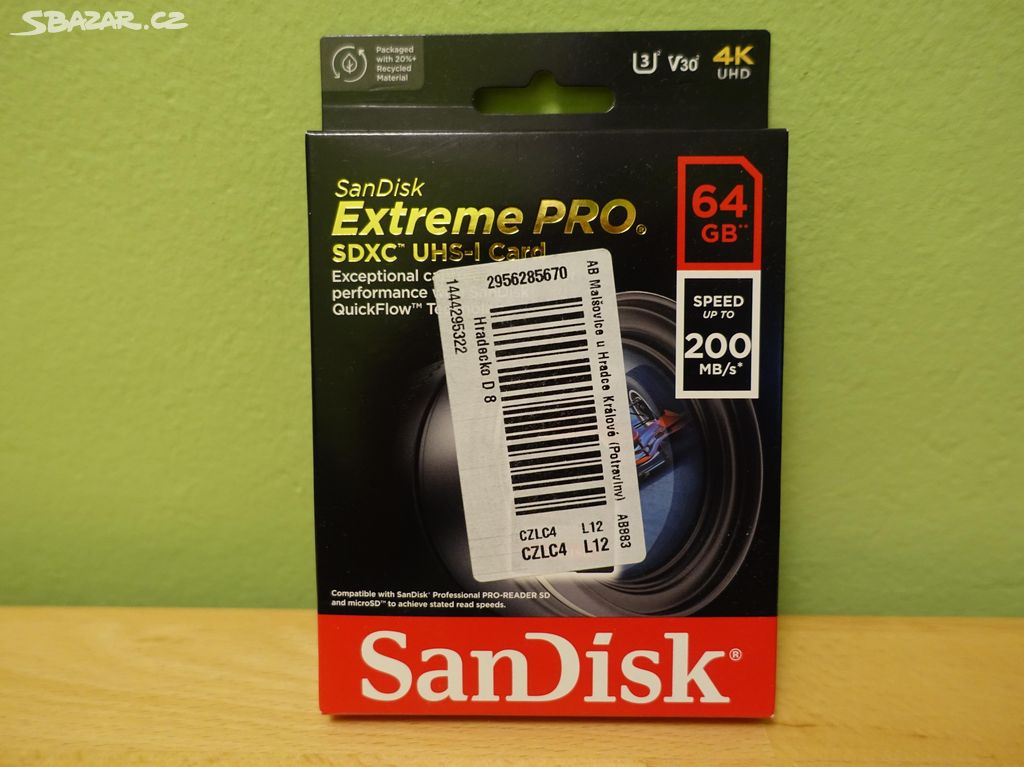 Paměťová karta SanDisk SDXC 64GB