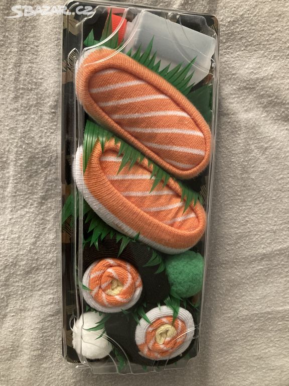 ponožky barevné - sushi set