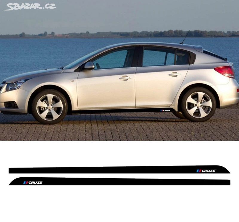 CHEVROLET CRUZE / samolepky na karoserii