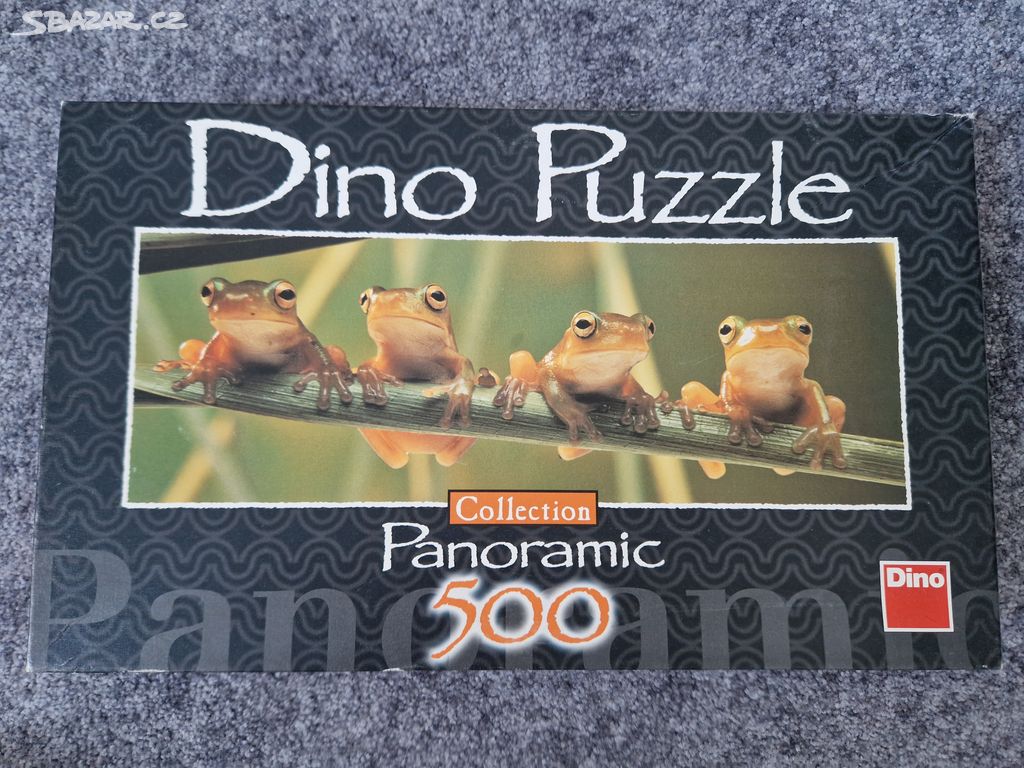 Puzzle žáby kompletní a zcela v pořádku 500 ks