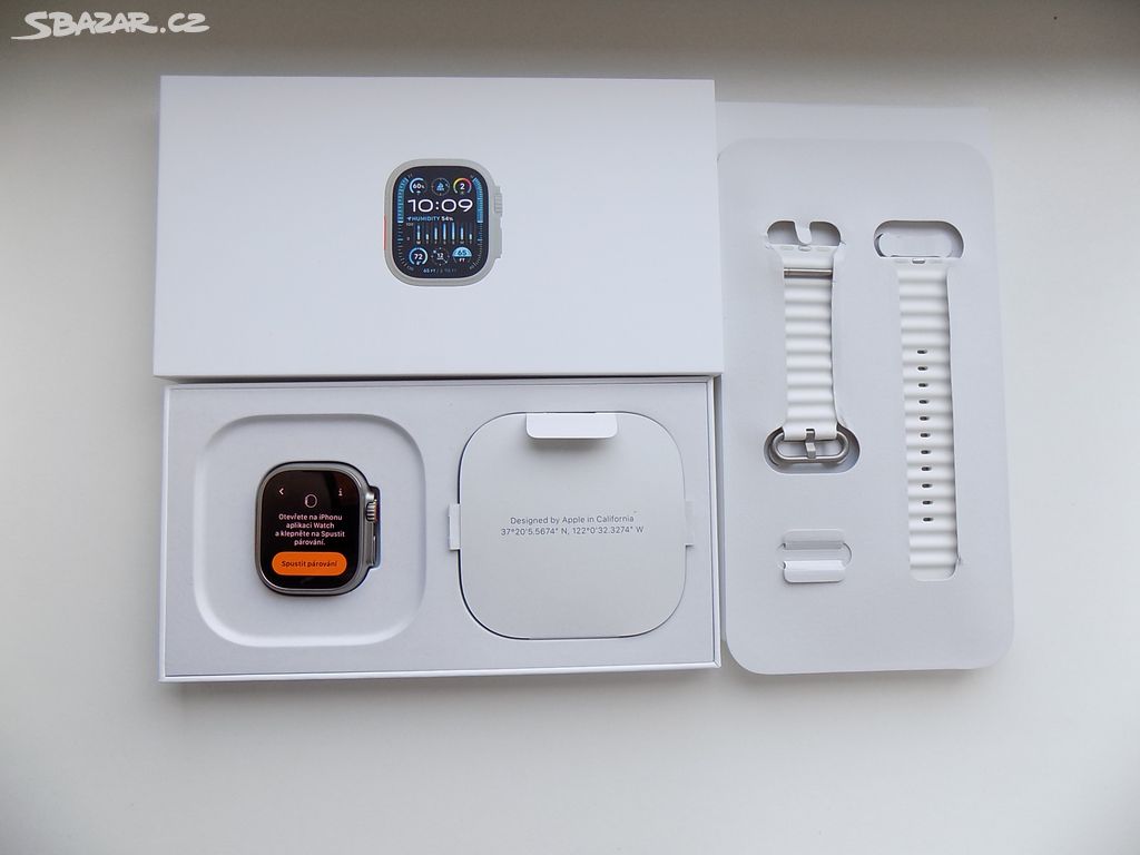 APPLE Watch Ultra 2 + Cellulat - ZÁRUKA -NEPOUŽITÉ