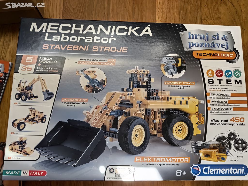 Mechanická laboratoř stavební stroje Clementoni