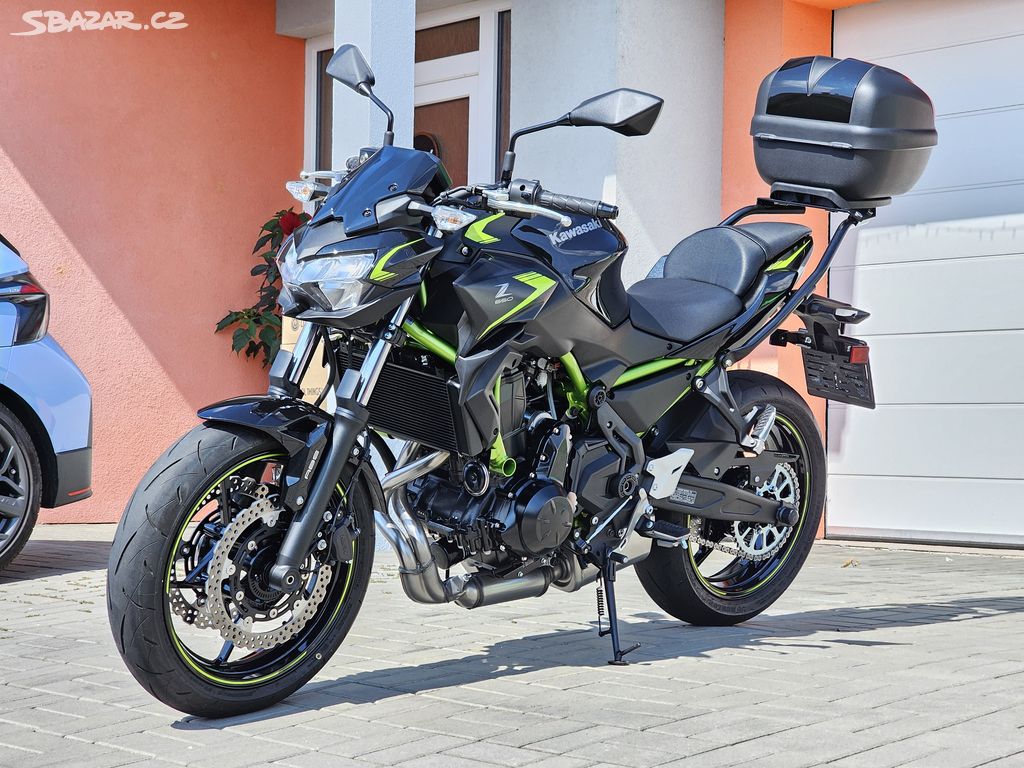 Kawasaki Z650, 2022, původ ČR, serviska