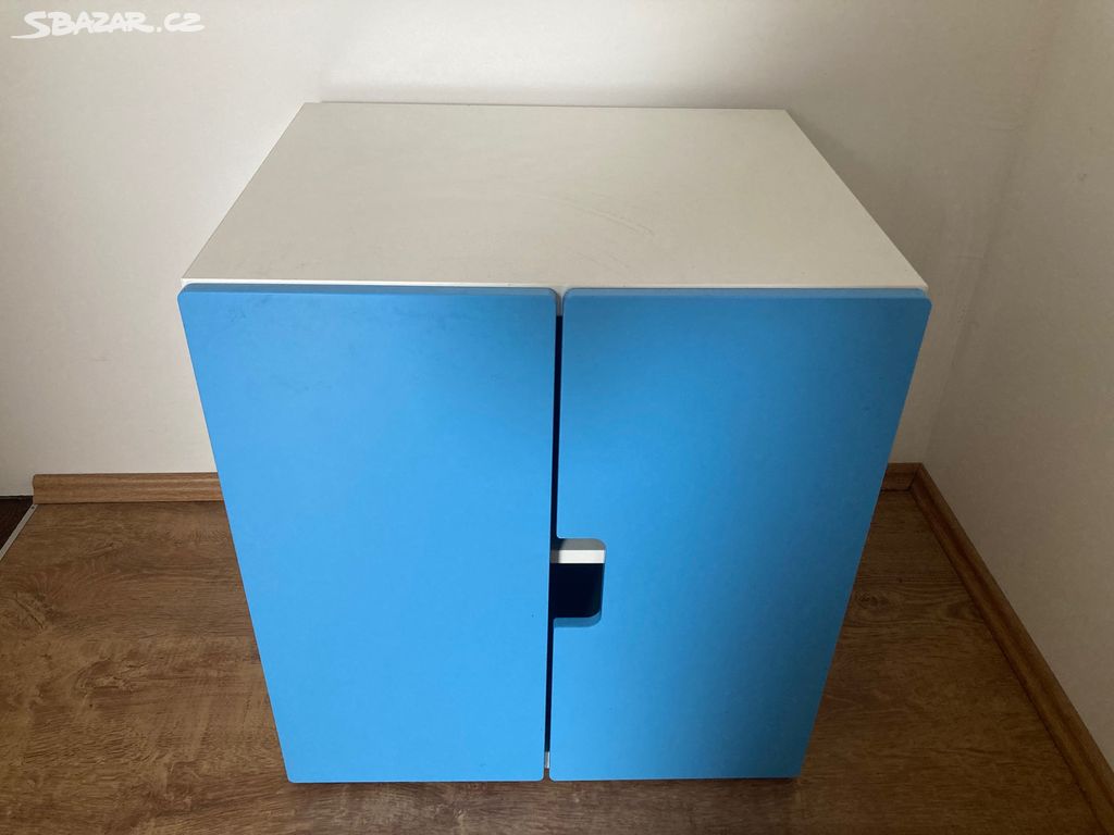 IKEA skříňka modro/bílá