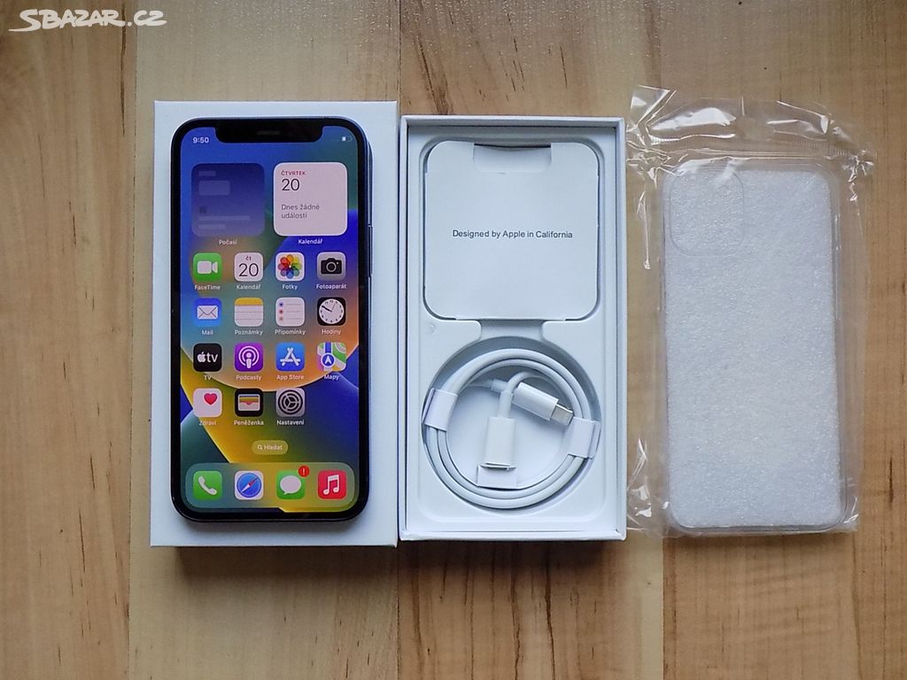 APPLE iPhone 12 mini 64GB Blue - ZÁRUKA - TOP STAV