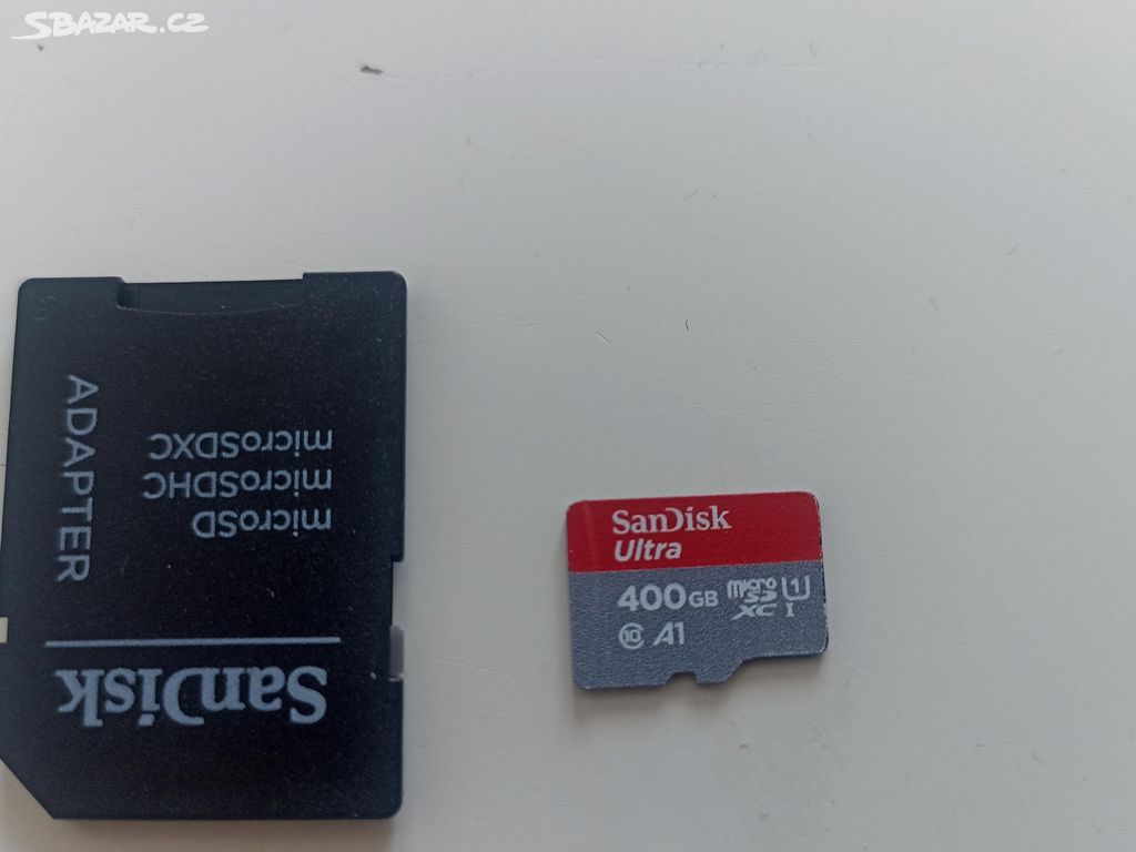 SanDisk MicroSDXC 400GB Ultra + SD adaptér