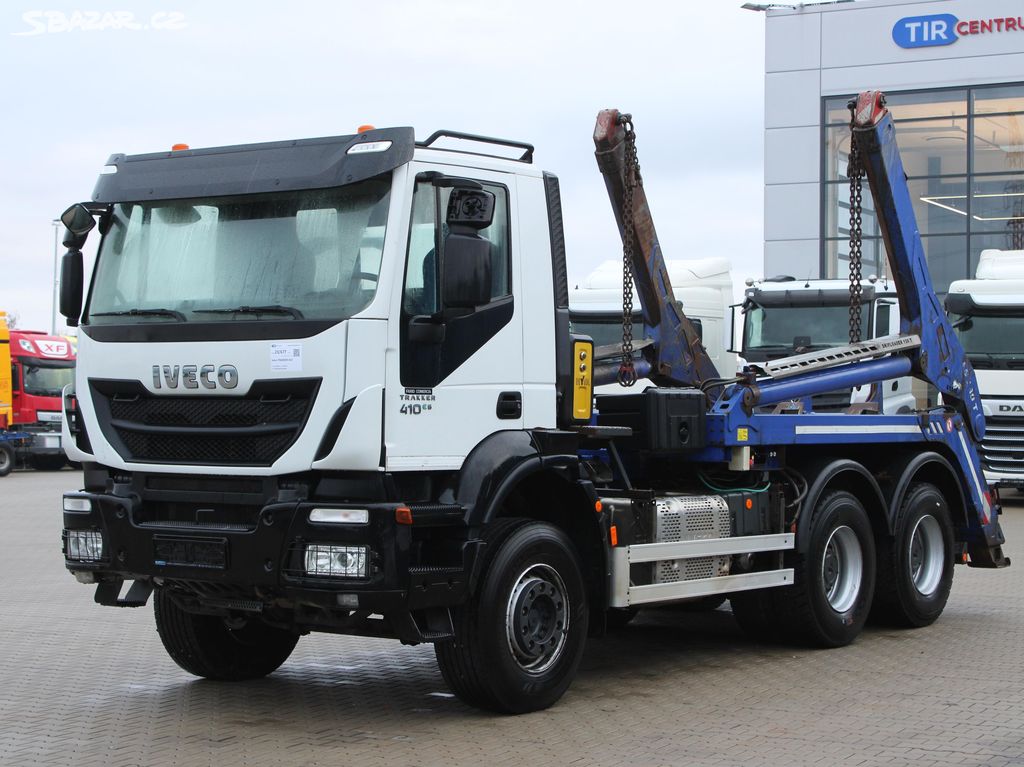 Iveco TRAKKER 410, 6x4, ŘETĚZOVÝ NOSIČ KONTEJNERŮ