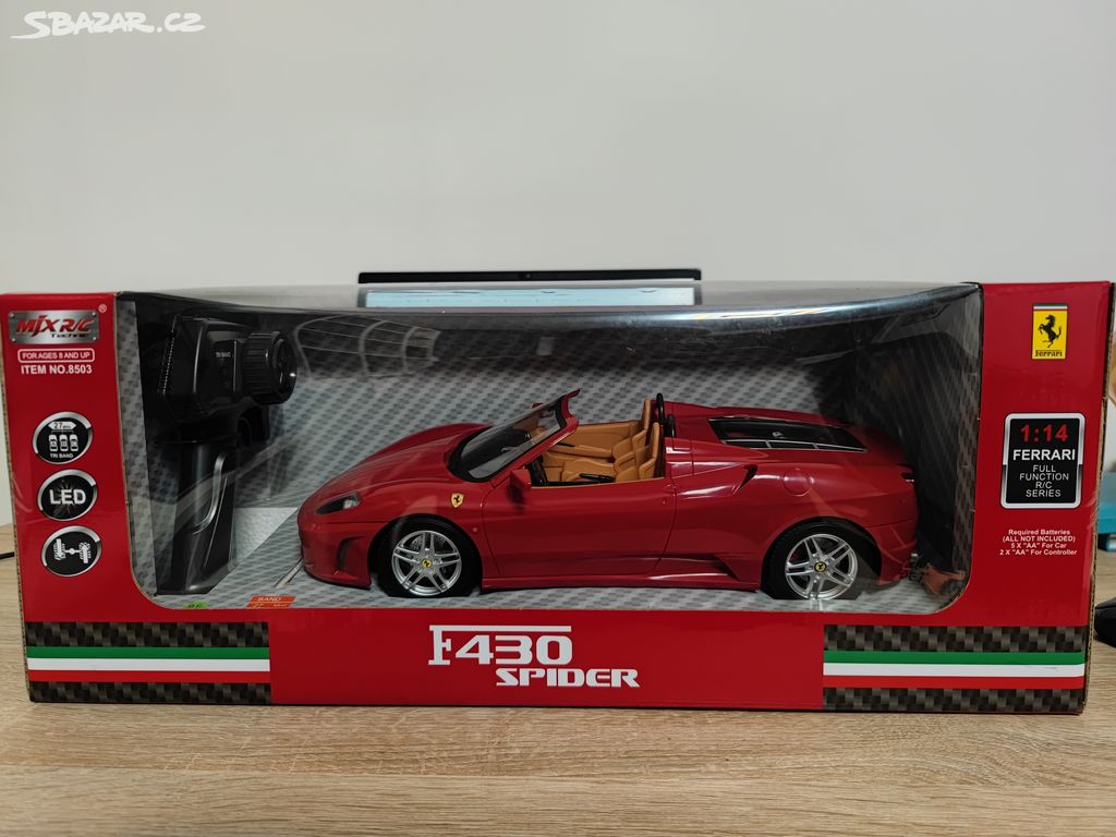 RC model Ferrari F430 Spider 1:14 nepoužitý