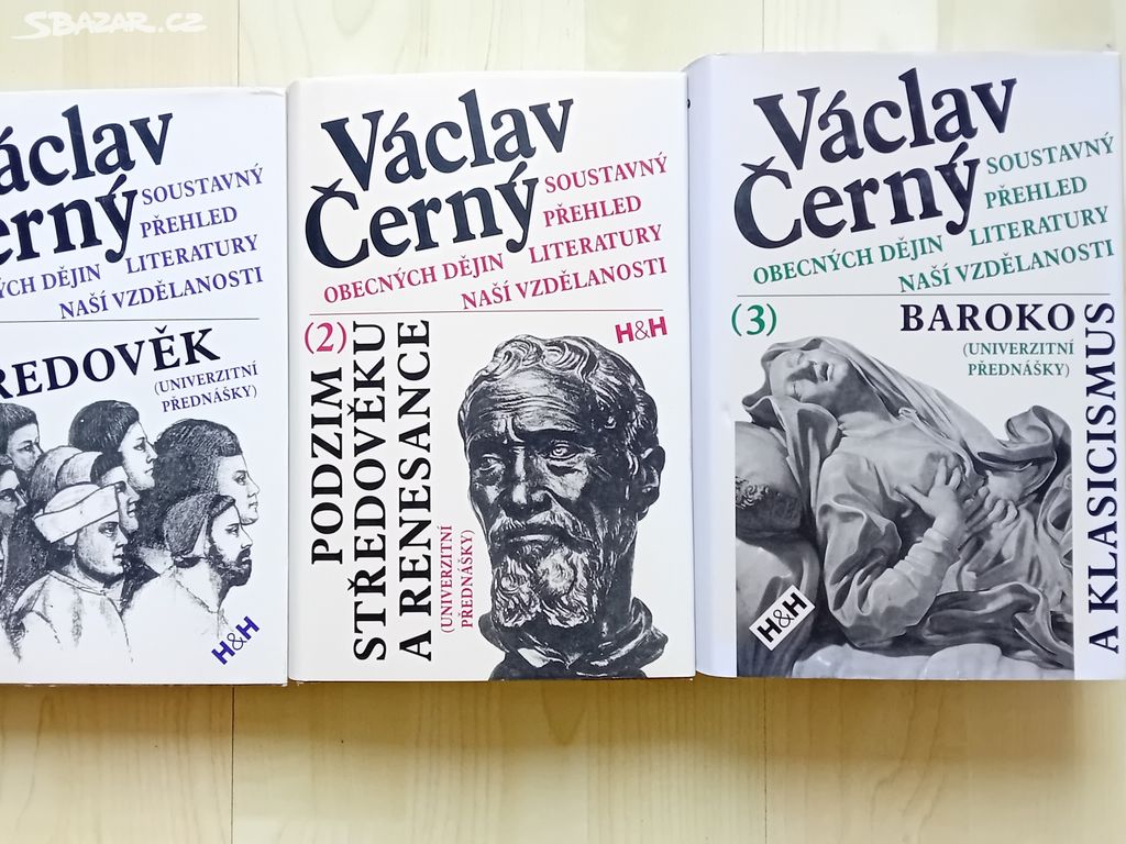 Václav Černý, dějiny literatury 1. až 3. díl