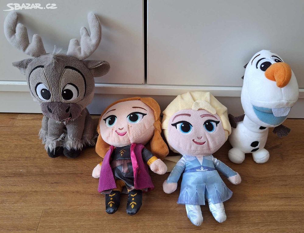 Plyšáci 4 ks Ledové království (Frozen)