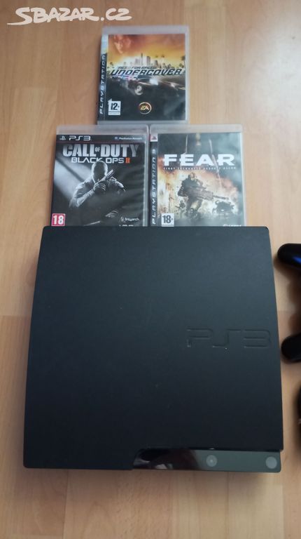 Playstation 3 Slim+3hry