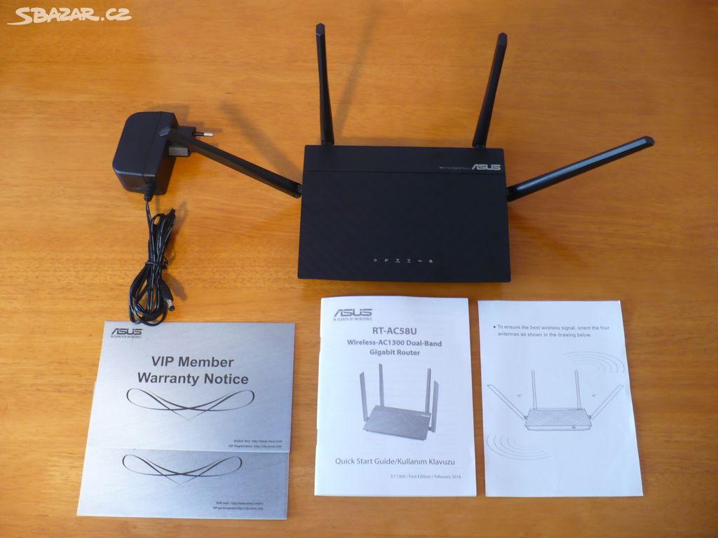 ASUS RT-AC58U V2, AC1300 Router dual band