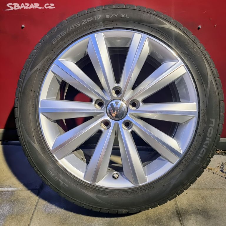 17"-HEZKÁ LETNÍ OBUTÁ ALU KOLA 5x112 VW PASSAT B7