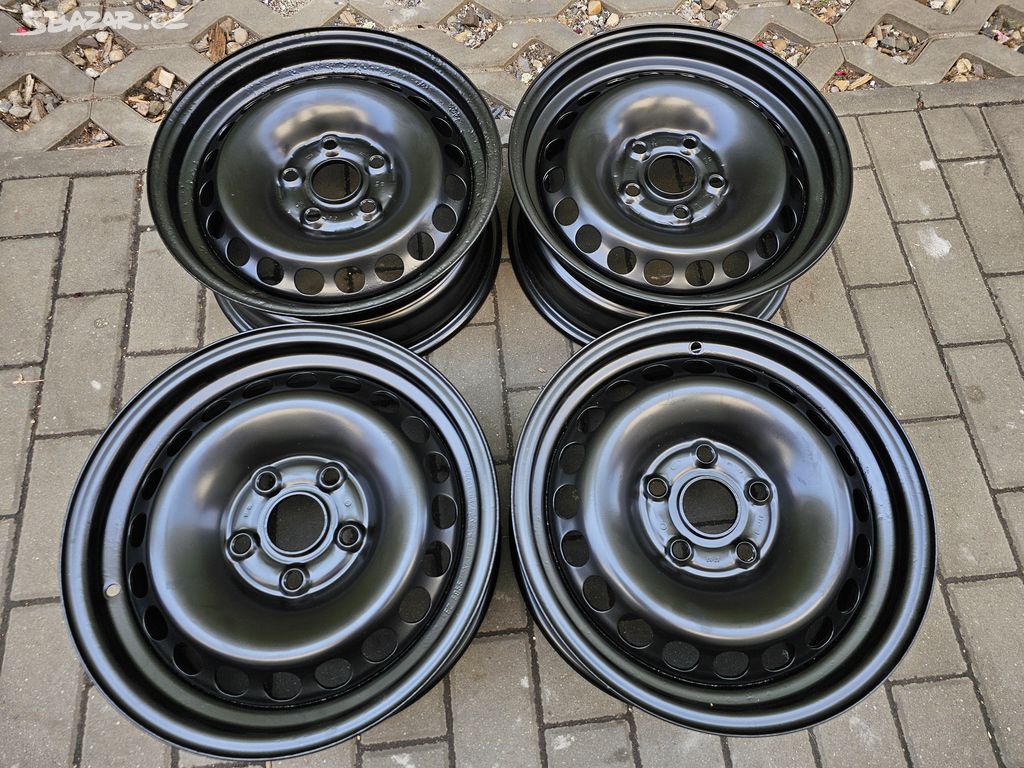 Plechové disky 5x112 Audi A4 A6 R15 VW Passat B5