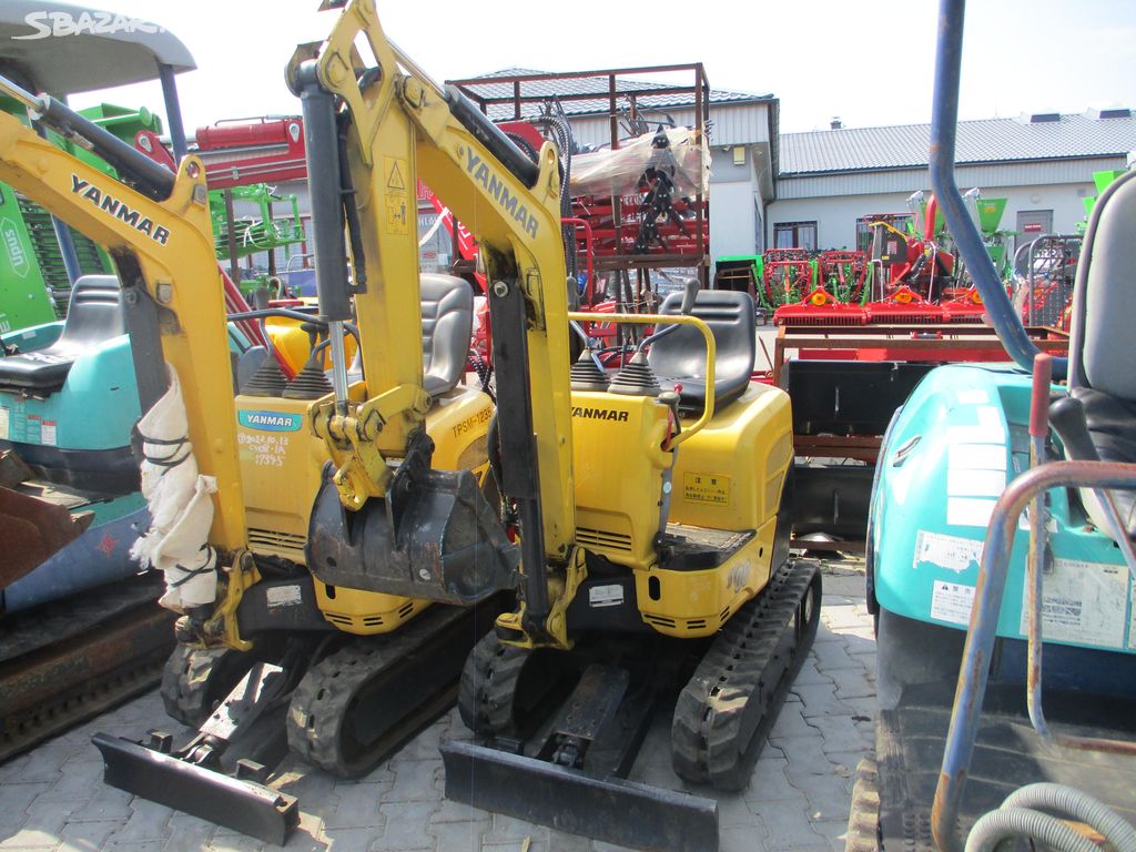 Minibagr Yanmar SV-08 800kg pěkný stav 1