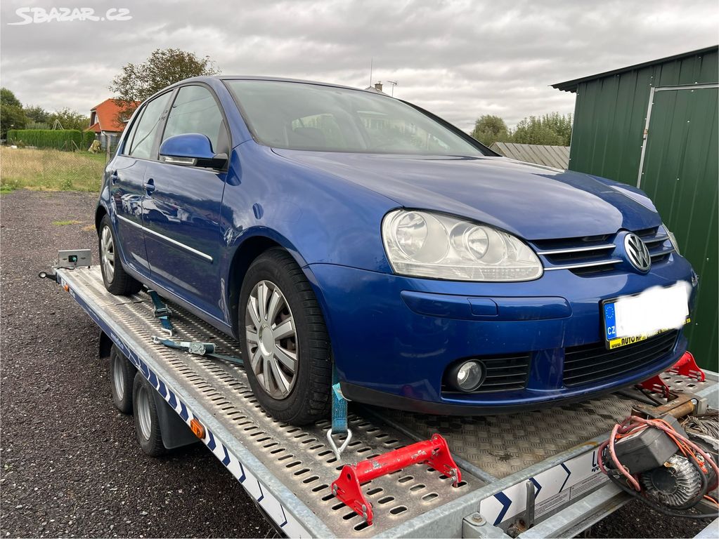 Díly VW Golf V 2007 1.6 BSE