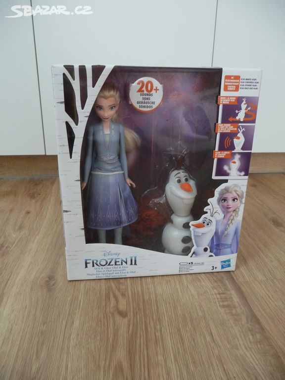 NOVÉ Frozen Elsa a hýbající Olaf se zvuky a světly