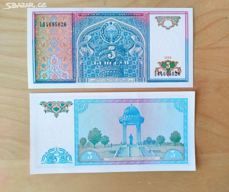 Uzbekistán - 5 sum