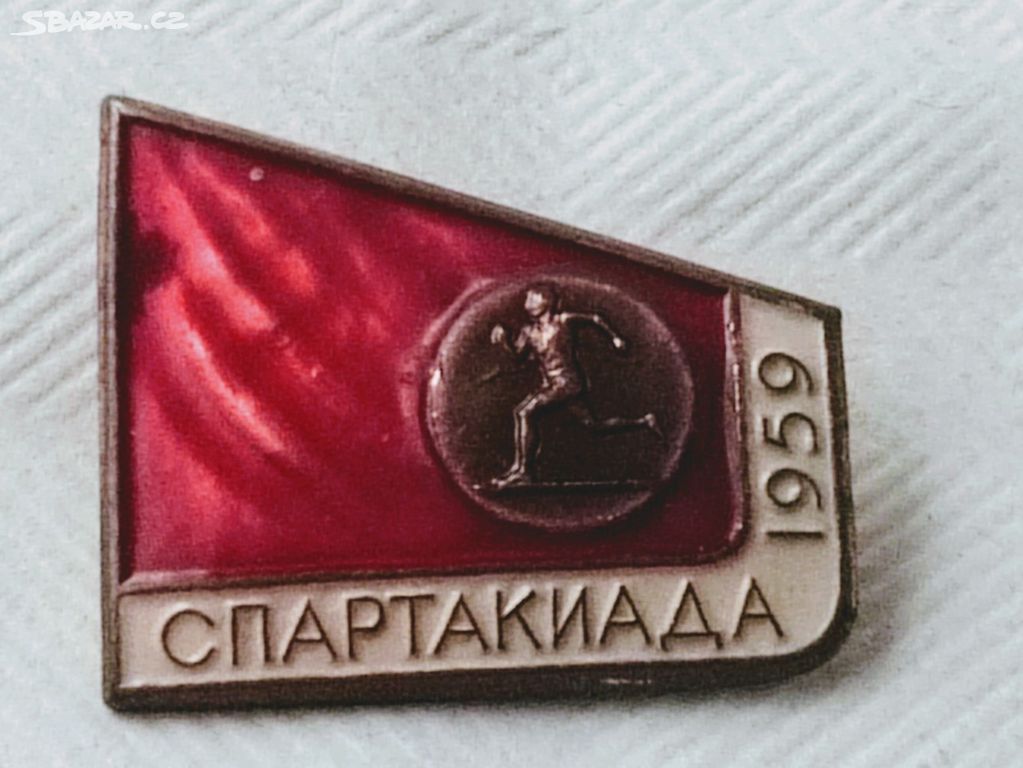 Odznak Spartakiáda 1959 azbukou