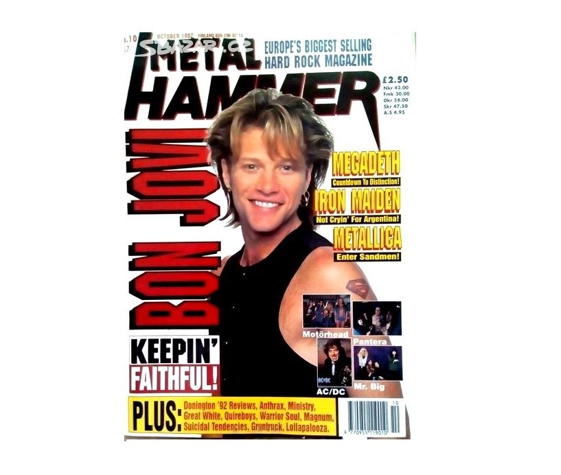 Metal Hammer - 1992 - hudební časopis