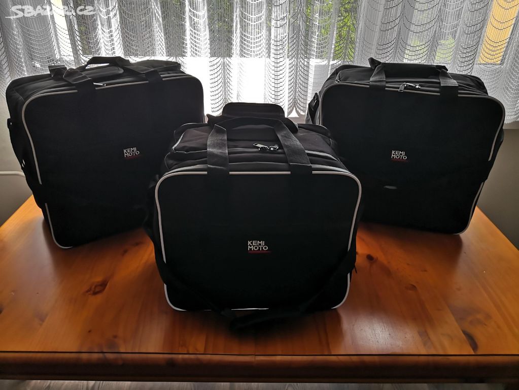 Tašky do moto kufrů - sada 3 kusů nebo zvlášť