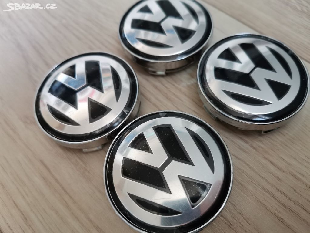 60 mm Středové krytky pokličky loga Volkswagen