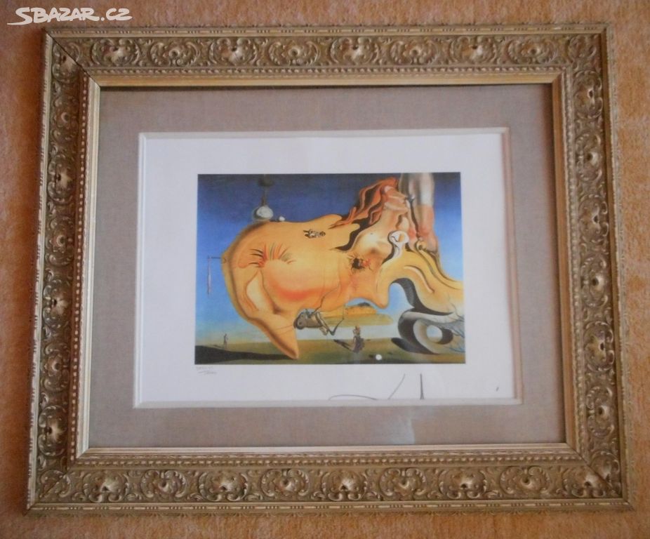 Salvador Dalí - luxusní grafika 86 x 72 cm