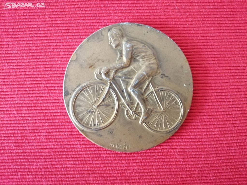 Stará cyklistická medaile