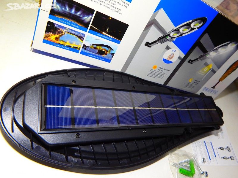 Nové velké solární světlo pouliční lampa 6500 K - Chomutov - Sbazar.cz