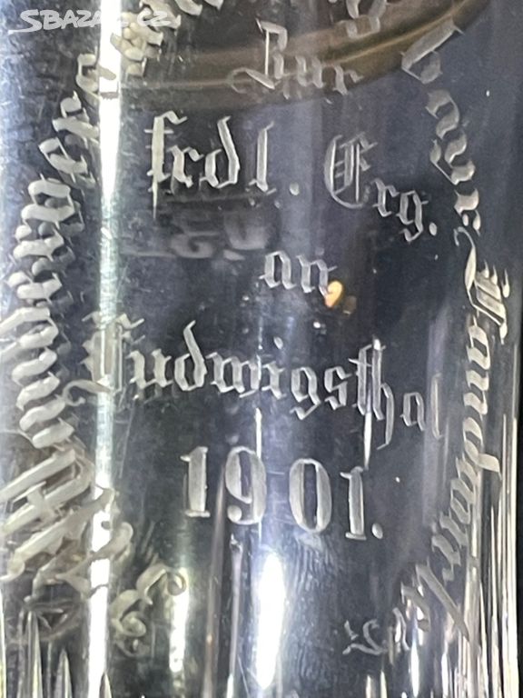 Starožitný pohár 1901 princ Ludvík
