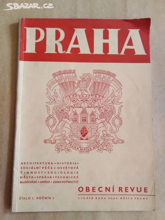 Praha - Obecní revue. Číslo 1., ročník 1.