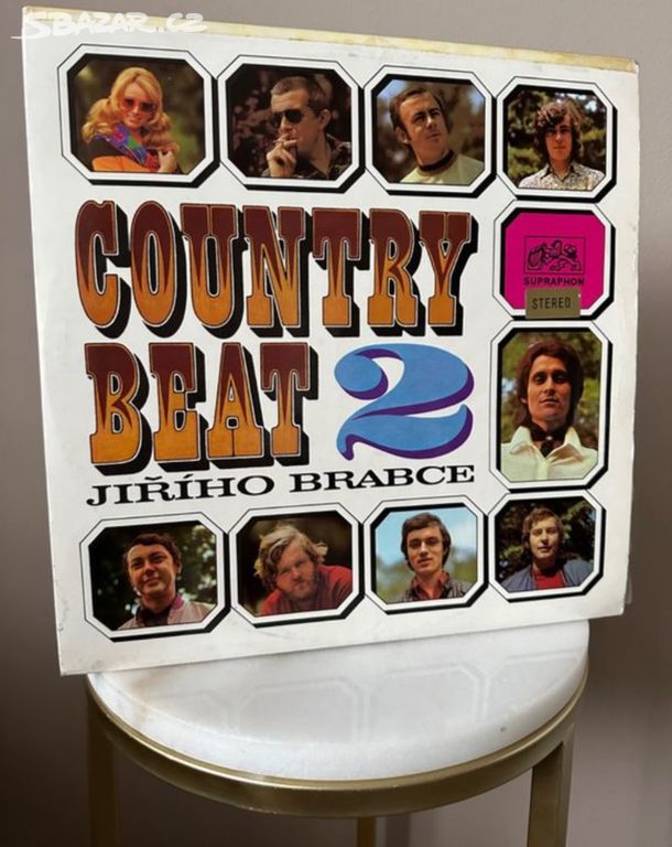 LP vinyl Country Beat Jiřího Brabce 2