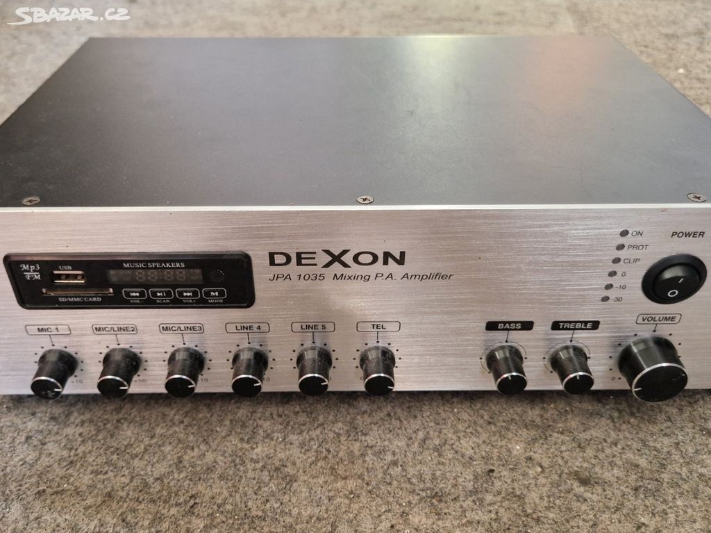 Dexon JPA 1035 rozhlasová ústředna