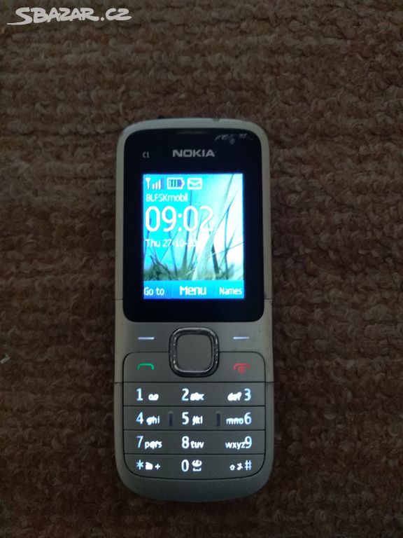 Nokia C1-01, SILVER!! ČTĚTE POPIS!!