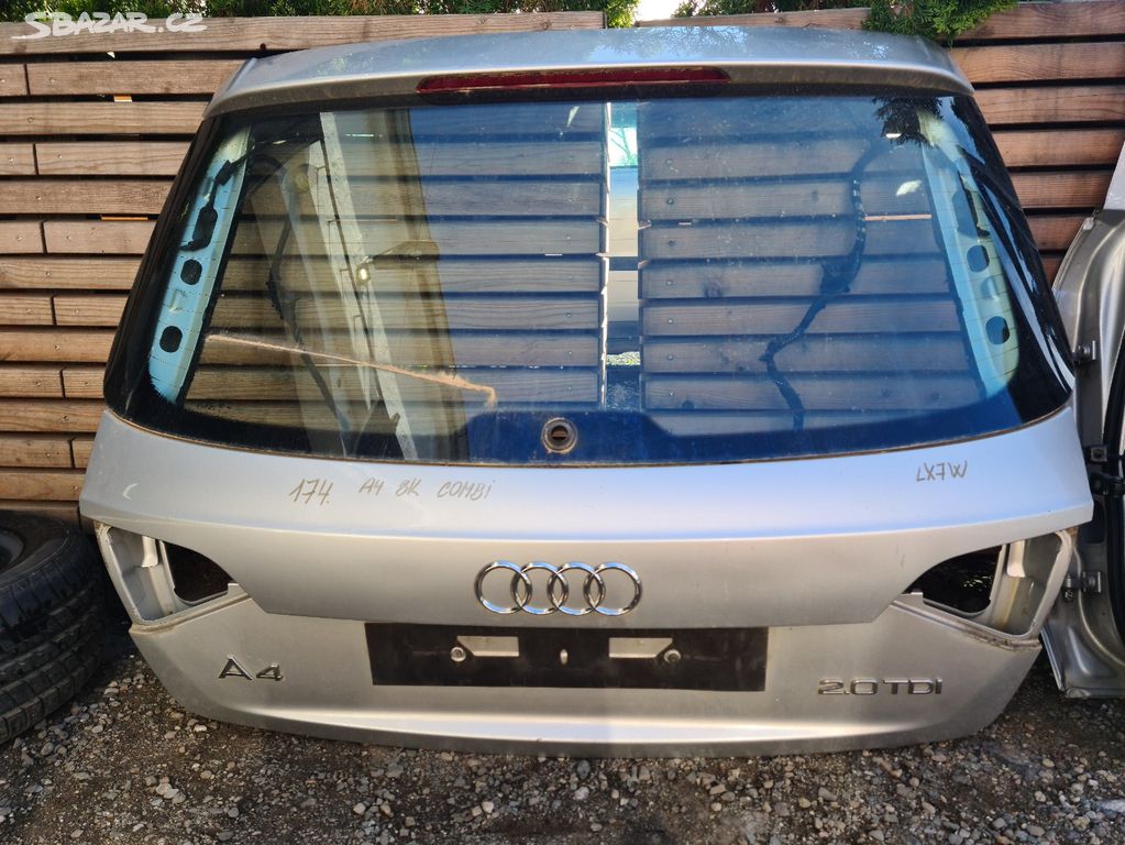 Zadní páté dveře kufru Audi A4 8K Avant