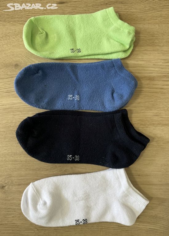 Dětské nízké ponožky vel. 35-38 4ks