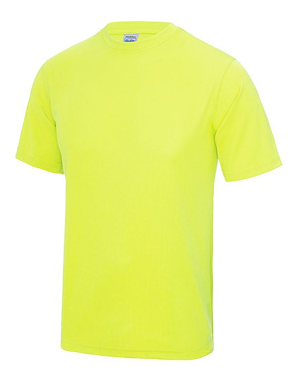 Sportovní tričko neonově žluté 9/11 let