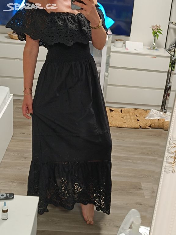 Reserved dámské dlouhé letní šaty velikost S