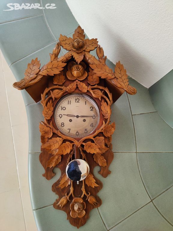 Starožitné nástěnné hodiny Kienzle