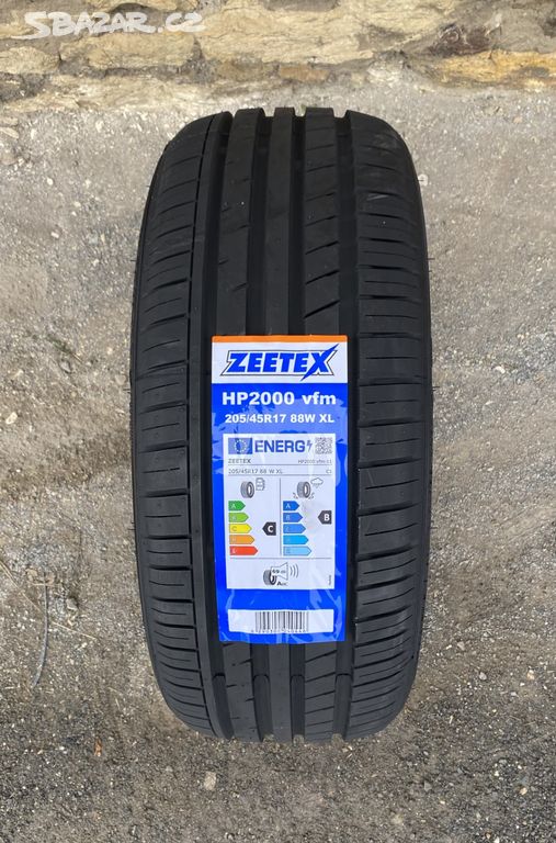 205 45 17 nové letní pneu Zeetex 205 45 r17