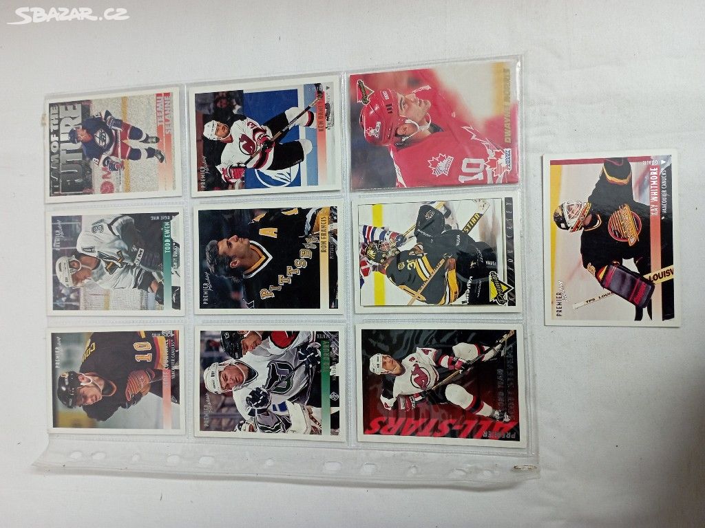 Hokejové kartičky Premier 1994