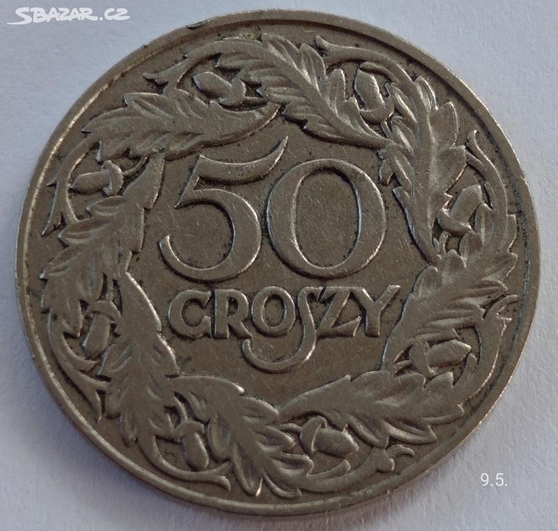 Mince 50 groszy 1923 Polsko